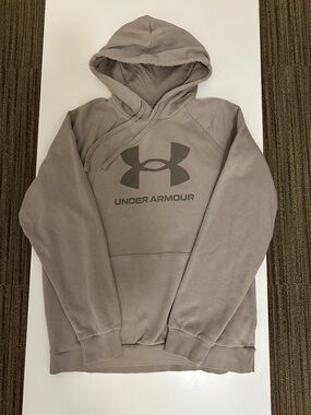 Under Armour Women's Scoop Pullover Hoodie - Taupe
